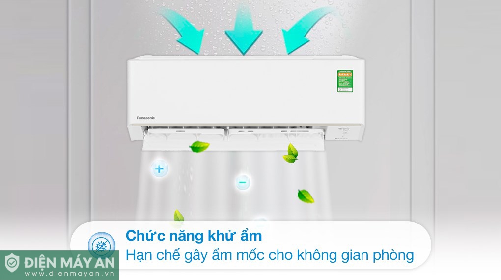 Chức năng khử ẩm hạn chế gây ẩm mốc 
